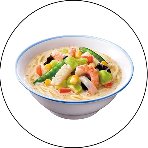 濃厚白湯スープのちゃんぽん