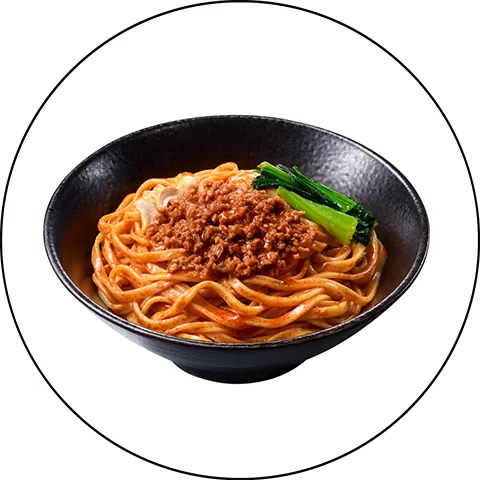 濃厚芝麻醤油の汁なし担々麺