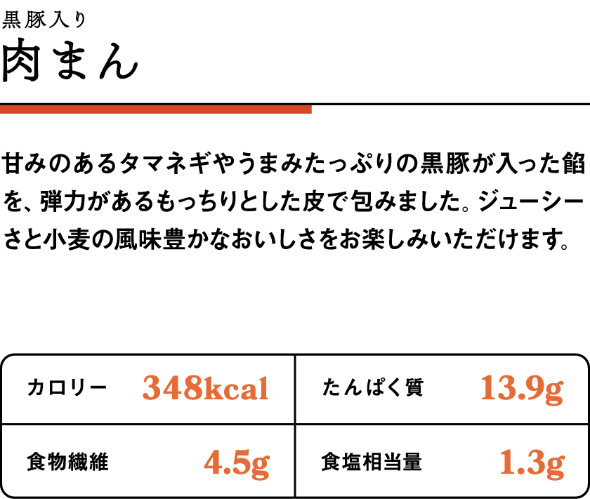 黒豚入り肉まん