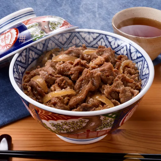 肉の旨みを味わう牛丼